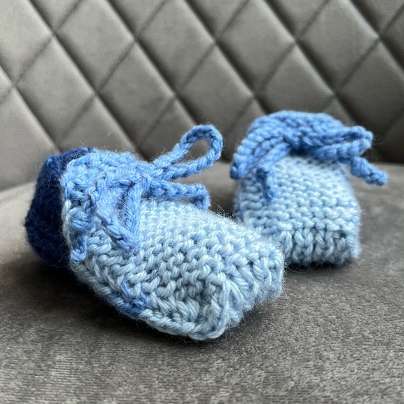 Other - Handmade Blue Baby Booties